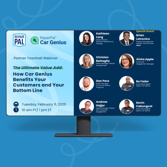 Townhall Webinar - partner newsletter Car Genius
